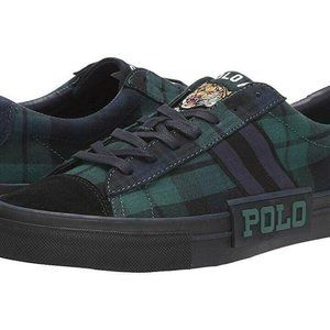 Polo Ralph Lauren Sayer Tartan Canvas Sneakers
